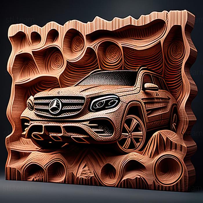 3D модель Mercedes Benz GLK (STL)